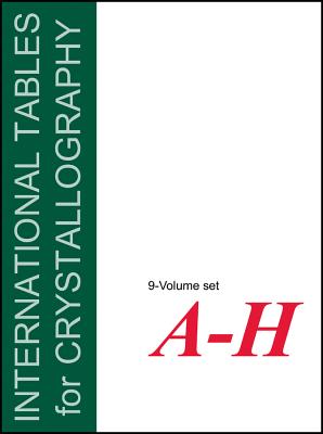 International Tables for Crystallography, 9 Volume Set