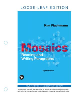 Mosaics: Reading and Writing Paragraphs, Books a la Carte Edition-cover