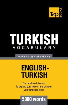 Turkish vocabulary for English speakers - 5000 words-cover