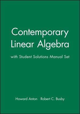 Contemporary Linear Algebra, Textbook and Student Solutions Manual-cover