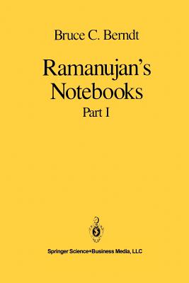 Ramanujan's Notebooks: Part I-cover