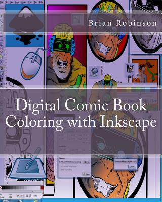 Digital Comic Book Coloring with Inkscape-cover