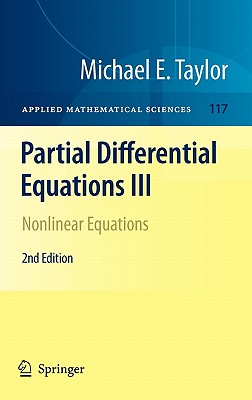 Partial Differential Equations III: Nonlinear Equations-cover