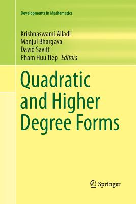 Quadratic and Higher Degree Forms-cover