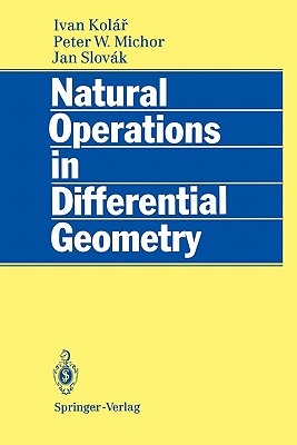 Natural Operations in Differential Geometry-cover