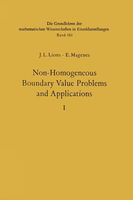 Non-Homogeneous Boundary Value Problems and Applications: Vol. 1-cover