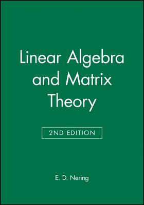 Linear Algebra and Matrix Theory-cover