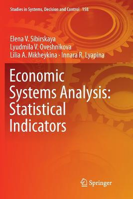 Economic Systems Analysis: Statistical Indicators-cover