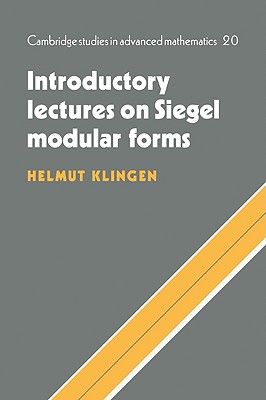 Introductory Lectures on Siegel Modular Forms-cover