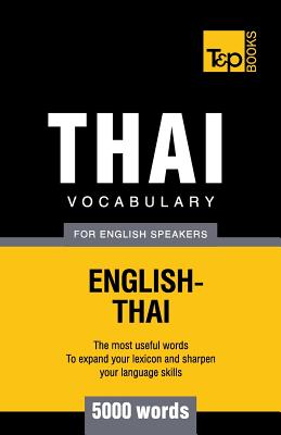 Thai vocabulary for English speakers - 5000 words-cover