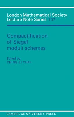 Compactification of Siegel Moduli Schemes-cover