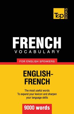 French vocabulary for English speakers - 9000 words-cover