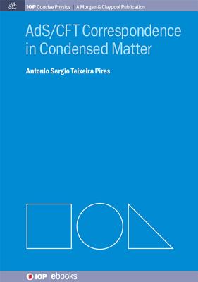 Ads/Cft Correspondence in Condensed Matter-cover