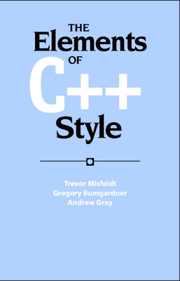 The Elements of C++ Style-cover
