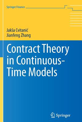 Contract Theory in Continuous-Time Models-cover