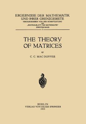 The Theory of Matrices-cover
