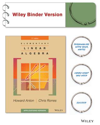 Elementary Linear Algebra: Applications Version-cover