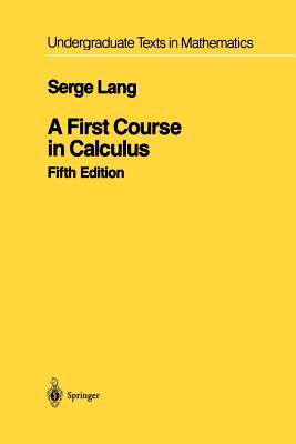 A First Course in Calculus-cover