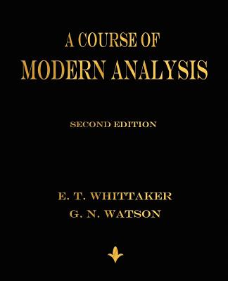A Course of Modern Analysis-cover