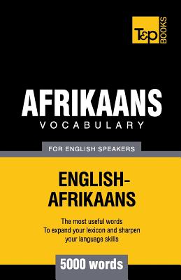 Afrikaans vocabulary for English speakers - 5000 words-cover