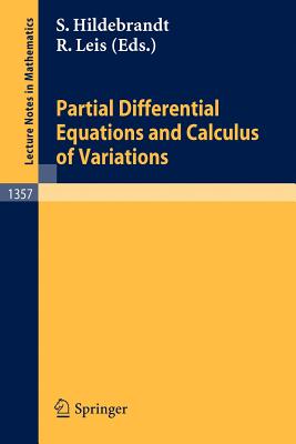 Partial Differential Equations and Calculus of Variations-cover