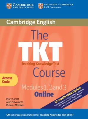 The Tkt Course Modules 1, 2 and 3 Online (Trainee Version Access Code Card)-cover