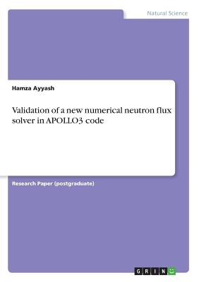 Validation of a new numerical neutron flux solver in APOLLO3 code-cover