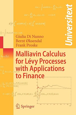 Malliavin Calculus for Lévy Processes with Applications to Finance-cover