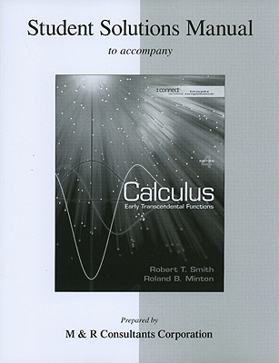 Calculus: Early Transcendental Functions: Student Solutions Manual-cover