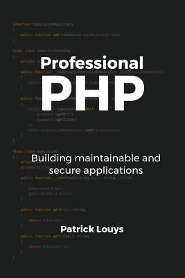 Professional PHP: Building maintainable and secure applications-cover