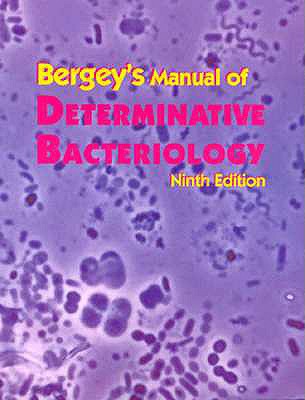 Bergey's Manual of Determinative Bacteriology-cover
