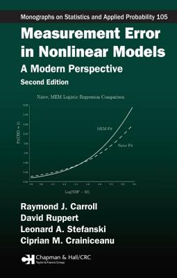 Measurement Error in Nonlinear Models: A Modern Perspective, Second Edition-cover