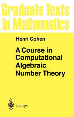 A Course in Computational Algebraic Number Theory-cover