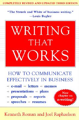 Writing That Works, 3rd Edition: How to Communicate Effectively in Business-cover
