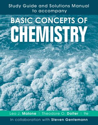 Basic Concepts of Chemistry, Study Guide and Solutions Manual-cover