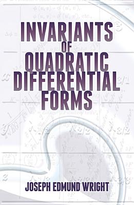 Invariants of Quadratic Differential Forms-cover