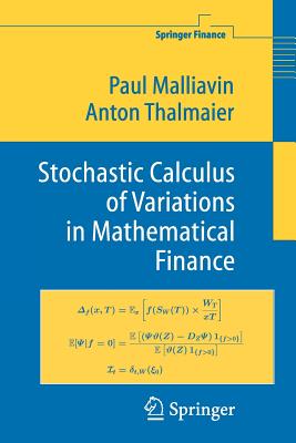 Stochastic Calculus of Variations in Mathematical Finance-cover