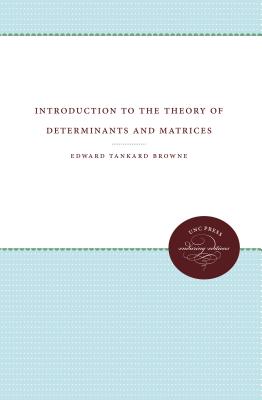 Introduction to the Theory of Determinants and Matrices-cover
