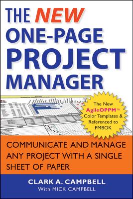 The New One-Page Project Manager: Communicate and Manage Any Project with a Single Sheet of Paper-cover