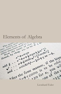 Euler's Elements of Algebra-cover