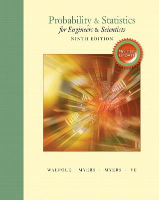 Probability & Statistics for Engineers & Scientists, Mylab Statistics Update with Mylab Statistics Plus Pearson Etext -- Access Card Package-cover