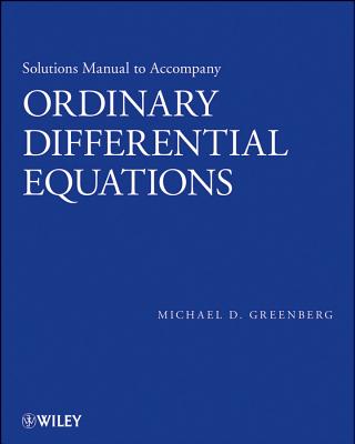 Ordinary Differential Equations, Solutions Manual-cover