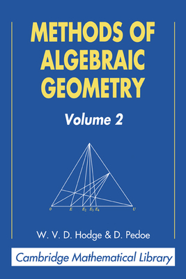 Methods of Algebraic Geometry: Volume 2-cover