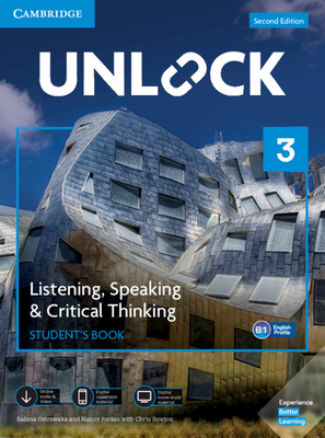 Unlock Level 3 Listening, Speaking & Critical Thinking Student's Book, Mob App and Online Workbook W/ Downloadable Audio and Video-cover
