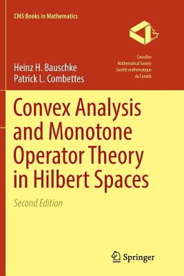Convex Analysis and Monotone Operator Theory in Hilbert Spaces-cover