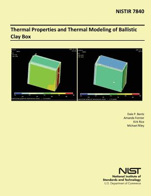 Thermal Properties and Thermal Modeling of Ballistic Clay Box-cover
