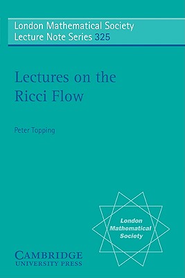 Lectures on the Ricci Flow-cover