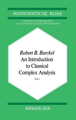An Introduction to Classical Complex Analysis: Vol. 1-cover