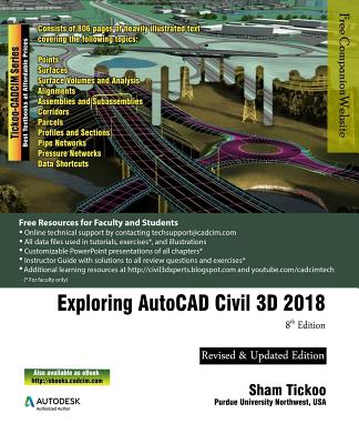 Exploring AutoCAD Civil 3D 2018-cover