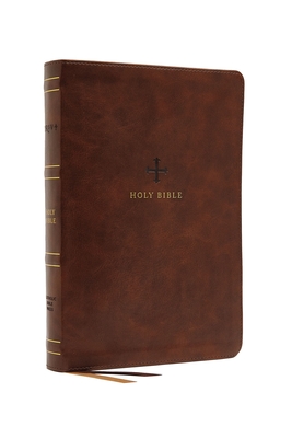 Nrsv, Catholic Bible, Standard Large Print, Leathersoft, Brown, Comfort Print: Holy Bible-cover